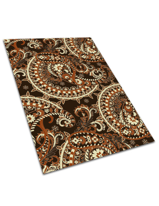 Vinylteppich - 60x90 cm - Paisley retro