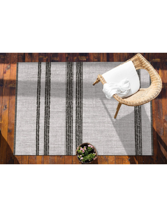 Vinylteppich - 60x90 cm - Szaroæ linie