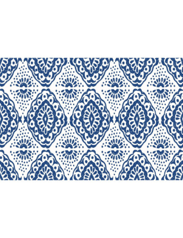 Vinylteppich - 60x90 cm - Niebieskie kszta³ty 2