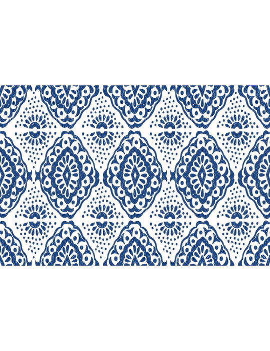 Vinylteppich - 60x90 cm - Niebieskie kszta³ty