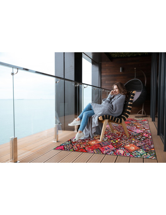 Vinylteppich - 60x90 cm - Patchwork mozaika