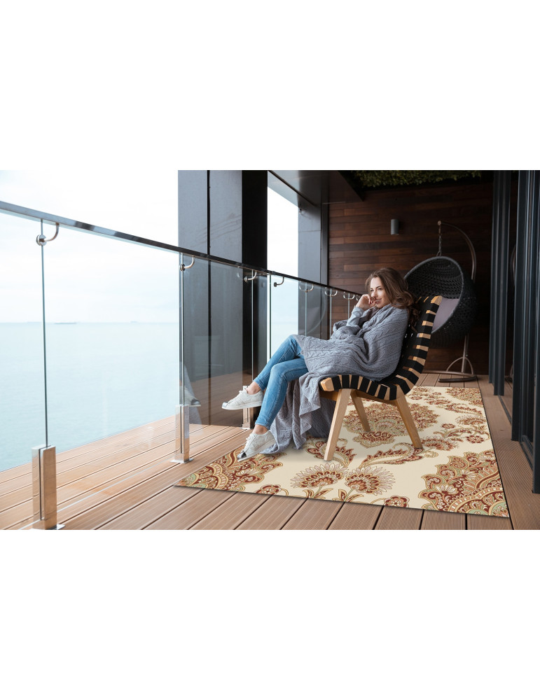 Vinylteppich - 60x90 cm - Wzór Paisley