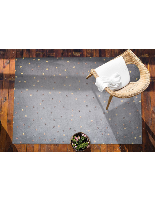Vinylteppich - 60x90 cm - Z³ote kropki