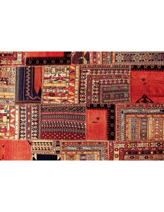 Vinylteppich - 60x90 cm - Patchwork abstrakcja