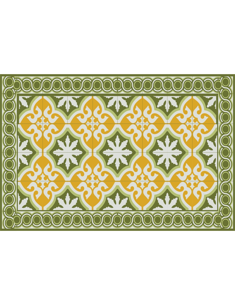 Vinylteppich - 60x90 cm - Klasyczne kafle