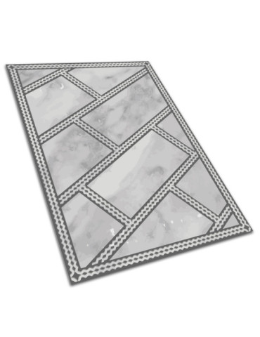 Vinylteppich - 60x90 cm - Ozdobny marmur