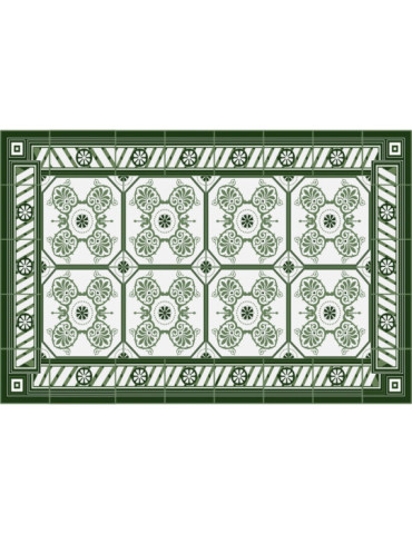 Vinylteppich - 60x90 cm - Vintage kafle 2