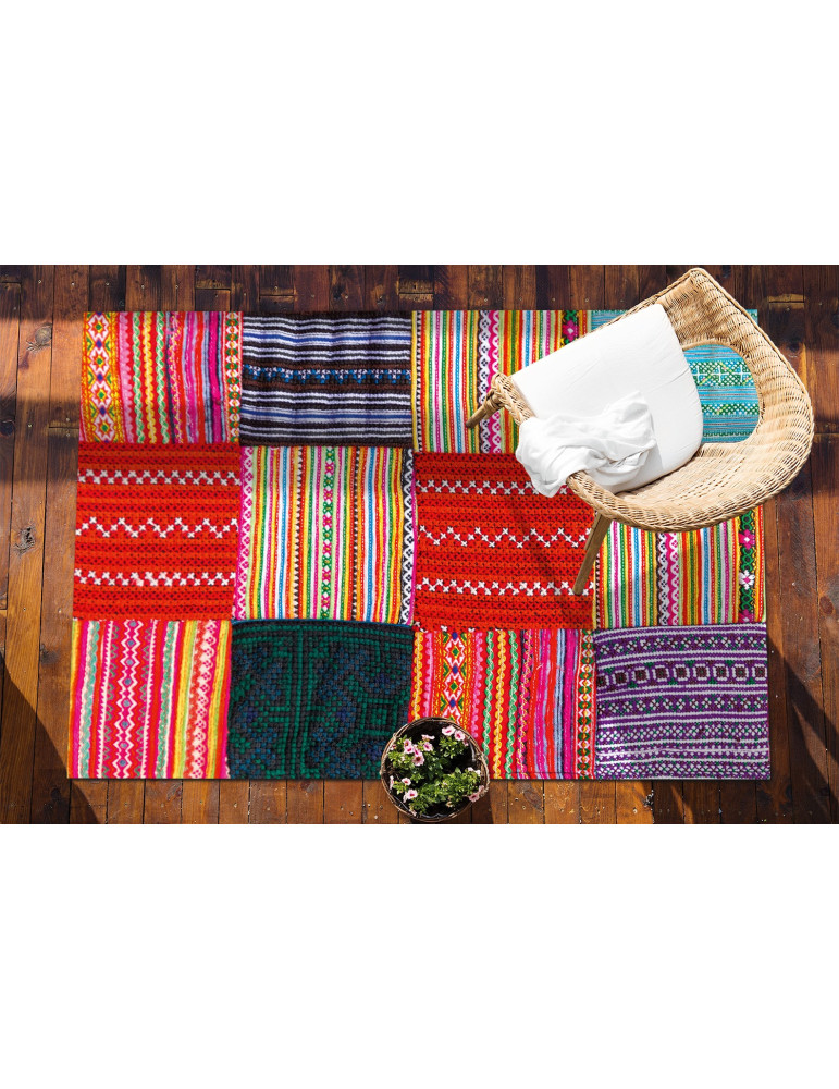 Vinylteppich - 140x210 cm - Turecki patchwork
