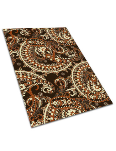 Vinylteppich - 140x210 cm - Paisley retro