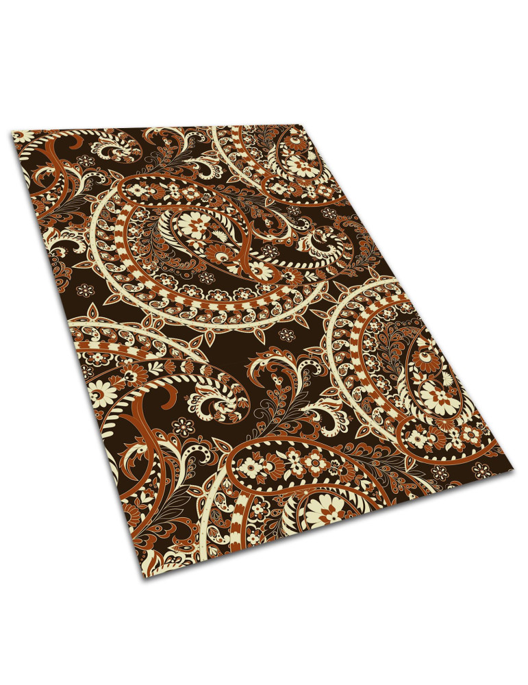 Vinylteppich - 140x210 cm - Paisley retro
