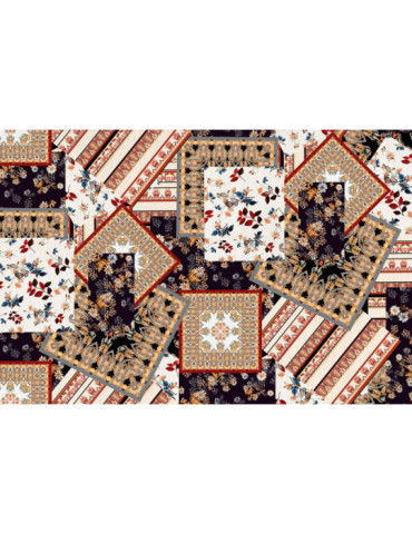 Vinylteppich - 60x90 cm - Chaotyczny patchwork 2