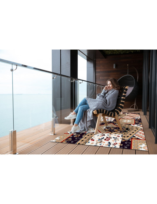 Vinylteppich - 60x90 cm - Chaotyczny patchwork