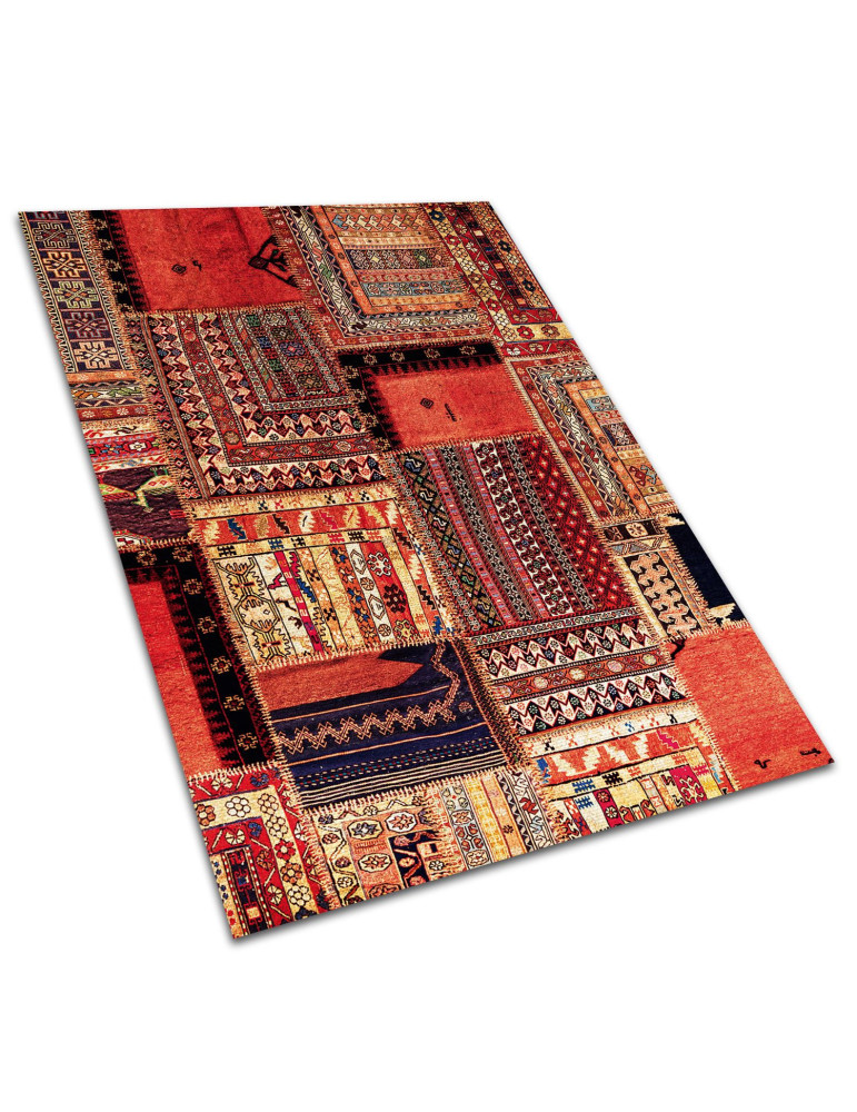 Vinylteppich - 60x90 cm - Patchwork abstrakcja