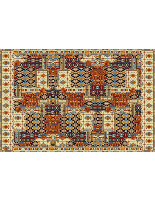 Vinylteppich - 60x90 cm - Geometryczny patchwork