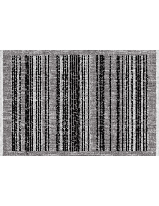 Vinylteppich - 100x150 cm - Czarne paski