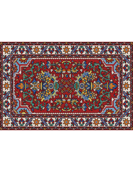 Vinylteppich - 100x150 cm - Retro perski styl