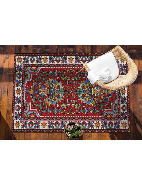 Vinylteppich - 100x150 cm - Retro perski styl